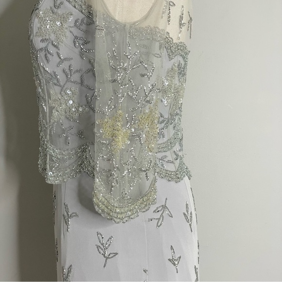 LARA DESIGN Sheer Overlay Bead & Sequined Bodice Formal Dress - Picture 5 of 10